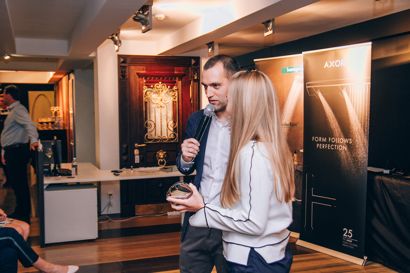 Презентация новинок от Hansgrohe и Axor в центре сантехники S-Classic