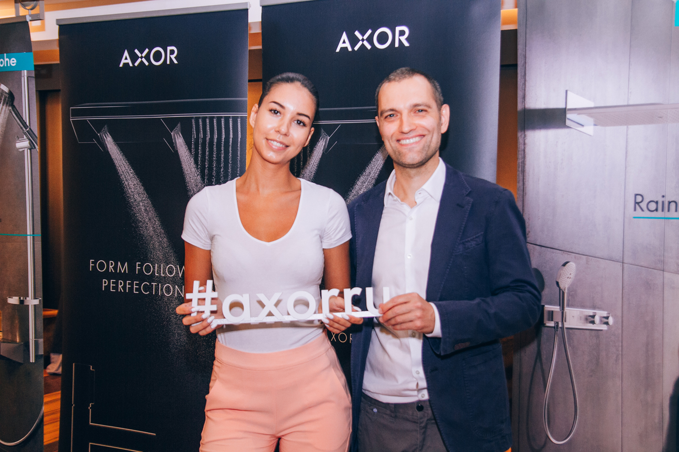 Презентация новинок от Hansgrohe и Axor в центре сантехники S-Classic