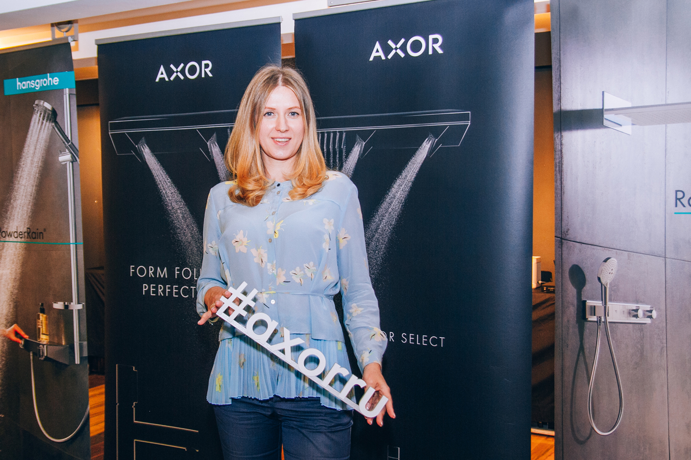 Презентация новинок от Hansgrohe и Axor в центре сантехники S-Classic