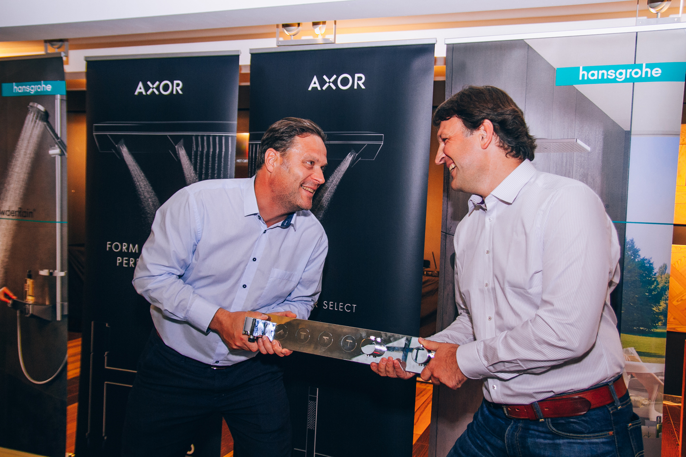 Презентация новинок от Hansgrohe и Axor в центре сантехники S-Classic