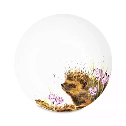 Тарелка для пасты Забавная фауна Еж, 15 см, фарфор