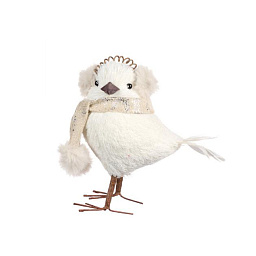 Игрушка Птица в наушниках и шарфе 12 см