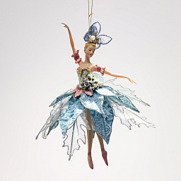 Игрушка Балерина-фея, голубая 23 см