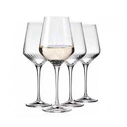 Набор бокалов для белого вина Авангард Люми, 390 мл, 4 шт