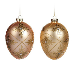 Украшение елочное, феберже 12 см (в ассортименте)