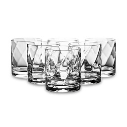 Набор стаканов для виски Романтика, 320 мл, 6 шт, стекло