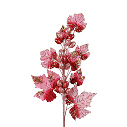 Ветка винограда, розовая 66 см