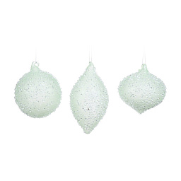 Украшение елочное с драг.камнями 10 см (в ассортименте)