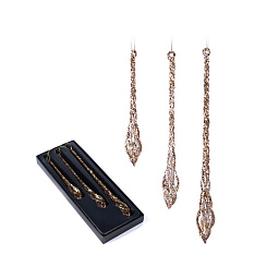 Набор Сосульки, золото 15\20\25 см