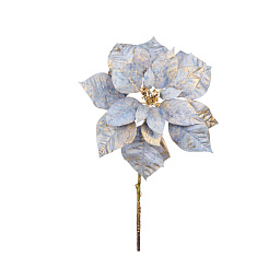 Пуансентия на стебле, голубой 81 см