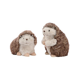 Игрушка Ёж пушистый, коричневый 23 см (в ассортименте)