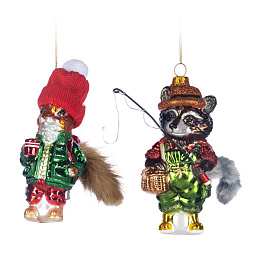 Игрушка Звери енот и лис, 12,5 см (в ассортименте)