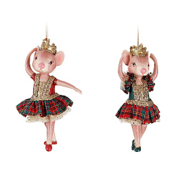 Игрушка Мышка балерина, 12 см (в ассортименте)