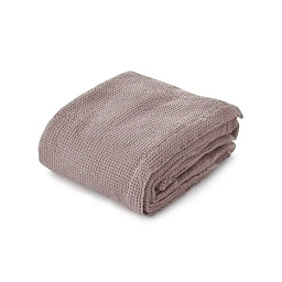 Плед-покрывало Nettare, 220*260 см, хлопок, цвет пыльной розы