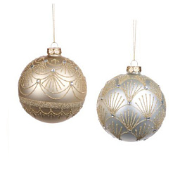 Шар золото\серебро 10 см