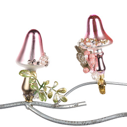 Игрушка Гриб розовый на прищепке, 11 см (в ассортименте)