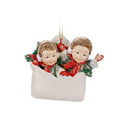 Игрушка Рождественские дети в конверте 8 см